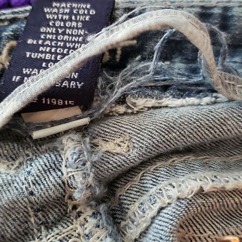 Very Nice Amethyst Distressed Jeans Sz 13 - Picture 15 of 15